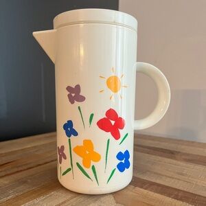 Vintage Teleflora Gifts Floral Sunshine Pitcher